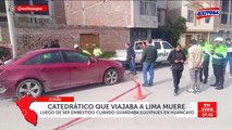 Huancayo: Padre se alistaba para viajar a Lima y muere tras ser atropellado cuando guardaba equipaje