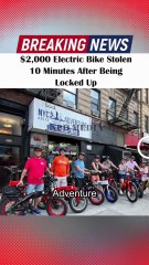 $2k electric bike stolen 10mins after been locked up...
