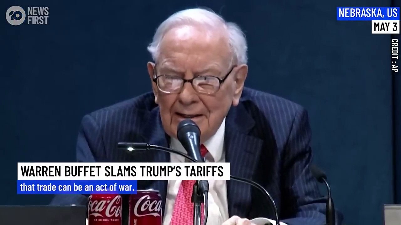 Warren Buffet Slams Trump's Tariffs, Says Trade War Will Hurt