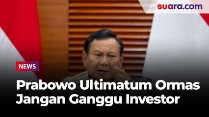 Presiden Tekankan Ormas Jangan Suka Ganggu Investor, Apalagi Malak!