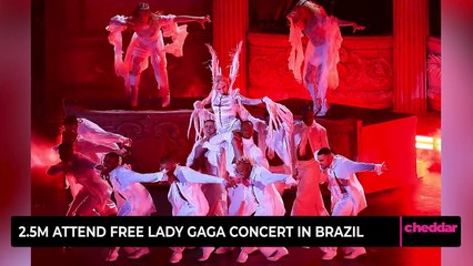 2.5m Attend Free Lady Gaga Concert In Brazil