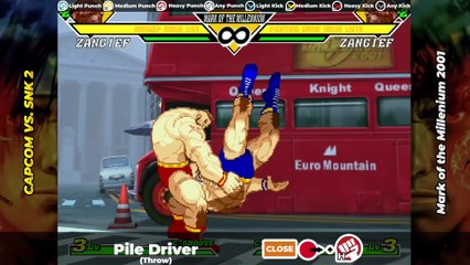 ZANGIEF MOVE LIST - Capcom vs. SNK 2 (CVS2)