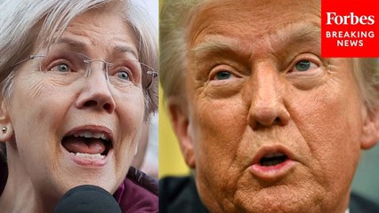 Elizabeth Warren Reads Off '100 Reports Of Corruption' From Trump's First 100 Days In Office