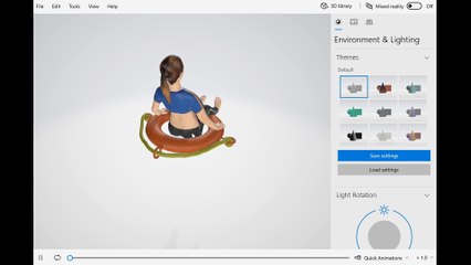 3D torus life ring