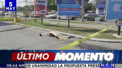 Atropellado muere un presunto indigente en San Pedro Sula