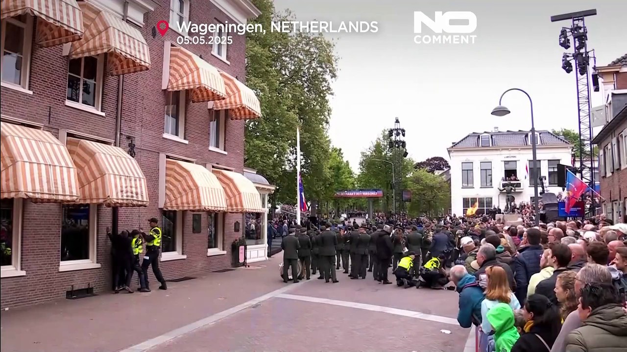 Demonstranten stören niederländische Befreiungstagszeremonie