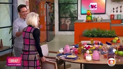 Ana Maria Braga deixa apresentador sem graça ao chamá-lo de “delicinha” no Mais Você; veja vídeo