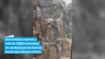 Inundaciones en Petra dejan dos turistas muertos