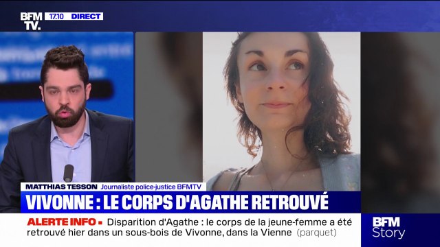 Disparition d'Agathe: le corps de la joggeuse retrouvé au sud de la commune de Vivonne