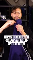 3 marques de hoodies qualitatives pour moins de 200€ 👕