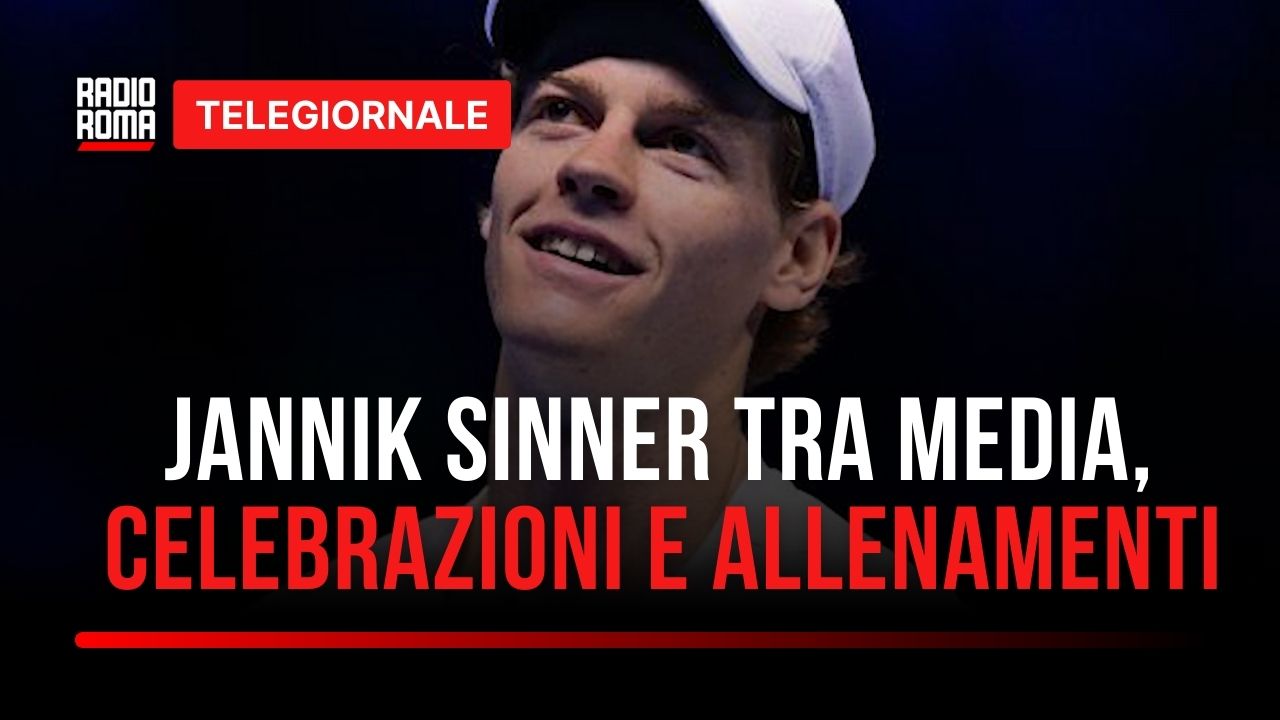 Video Roma blindata, Sinner arriva al Foro e scatta la mania