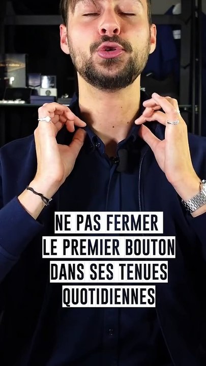Combien de boutons faut-il laisser ouvert avec sa chemise