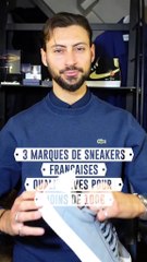3 marques de sneakers françaises pour moins de 100€ 👟