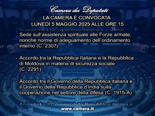 Roma - Camera - 19° Legislatura - 474° seduta (05.05.25)