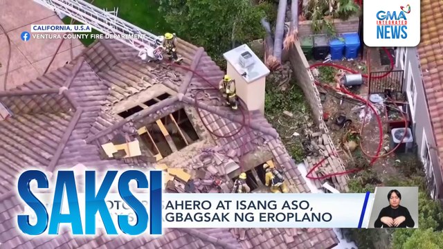 Piloto, pasahero at isang aso, patay sa pagbagsak ng eroplano | Saksi