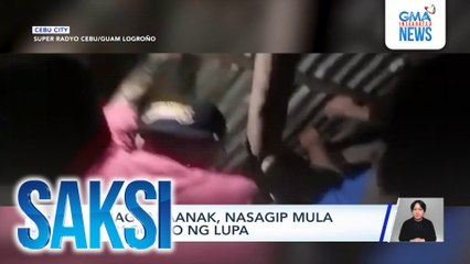 3 magkakaanak, nasagip mula sa pagguho ng lupa | Saksi