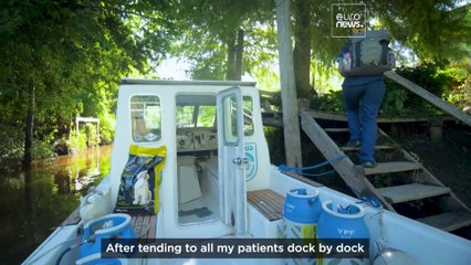 Watch: The Argentinian vet providing a floating lifeline for pet parents