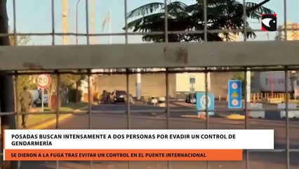 Posadas buscan intensamente a dos personas por evadir un control de Gendarmería