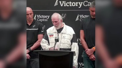 Gregg Popovich reaparece convertido en 'El Jefe'