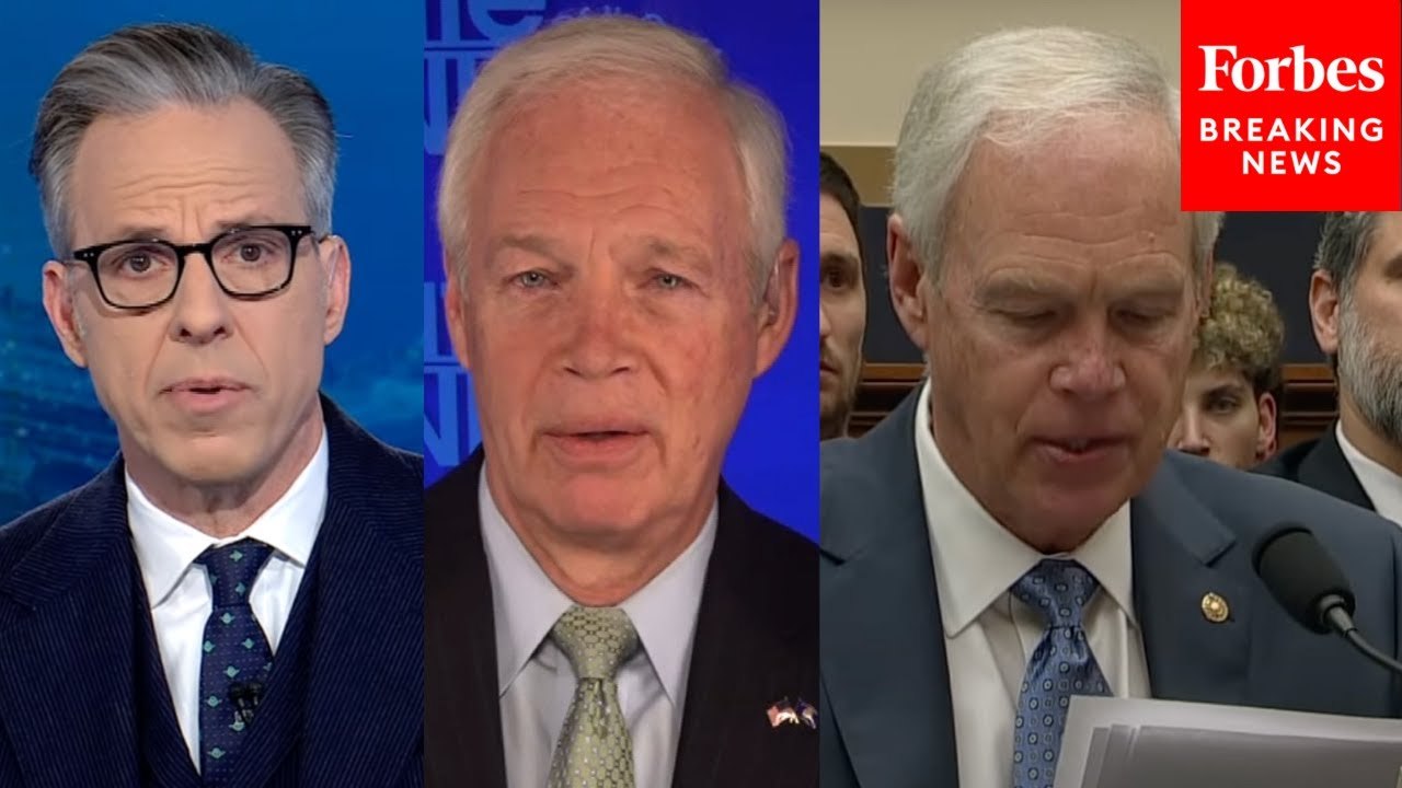 Jake Tapper Plays Video For Ron Johnson Of Him Decrying IRS 'Weaponization' Amid Trump-Harvard Feud