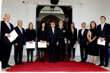 Nueve embajadores, incluido Kevin Marino Cabrera de EEUU, presentan credenciales al presidente Mulino
