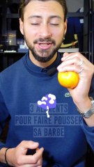 3 aliments pour faire pousser sa barbe 🧔
