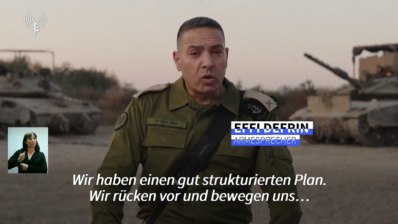 Gazakrieg: Israel will Bewohner in 'sterilem Gebiet' fernab der Hamas schützen
