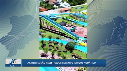 Acidentes são registrados em novo Parque Aquático