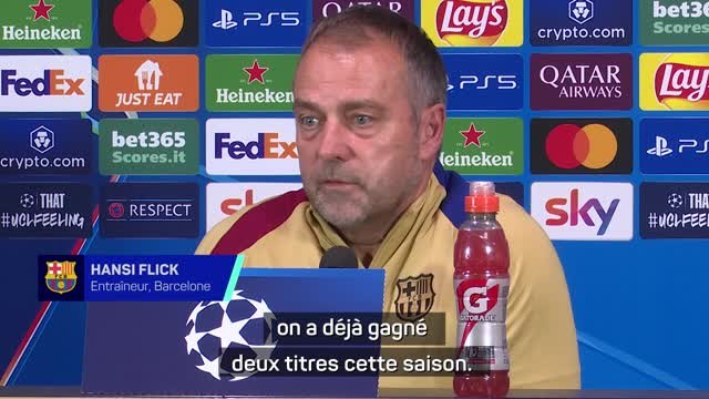 Barcelone - Flick : Ce match ne doit pas être synonyme de pression