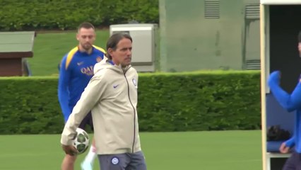 Lautaro Martínez se entrena en soitario a escasas horas del Inter - FC Barcelona | Entrenamiento completo Inter
