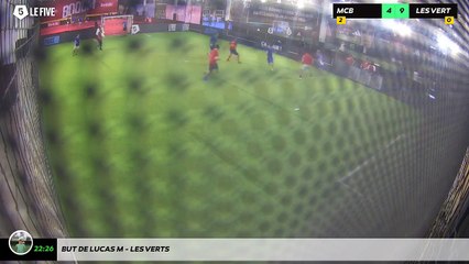 But de Lucas M - Les Verts