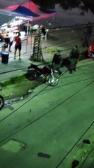 Policiais militares depredam motos em Fortaleza