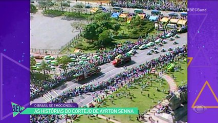 O BRASIL SE EMOCIONOU! As histórias do cortejo de Ayrton Senna
