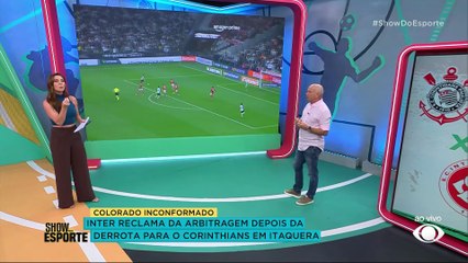 Elia Jr critica árbitro de Corinthians x Internacional: "Incompetente"