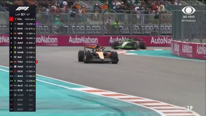 F1: Piastri vence o GP de Miami; Bortoleto não completa a prova