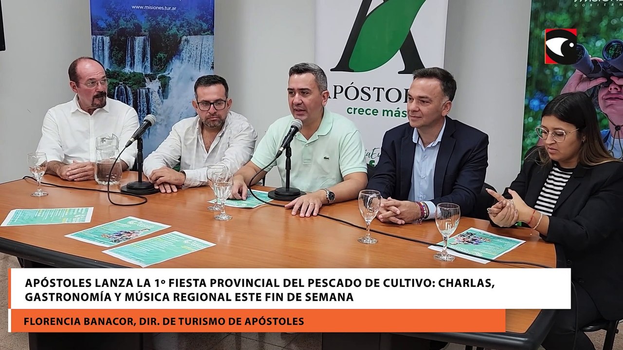 Apóstoles lanza la 1º Fiesta Provincial del Pescado de Cultivo: charlas, gastronomía y música regional este fin de semana