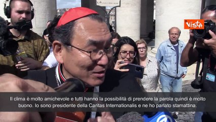 Mons. Kikuchi (arcivescovo Tokyo): "Clima amichevole, spero che il Conclave sia breve"
