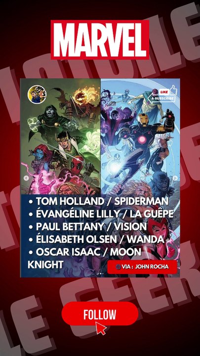 RUMEUR MARVEL CAST DOOMSDAY PART 1