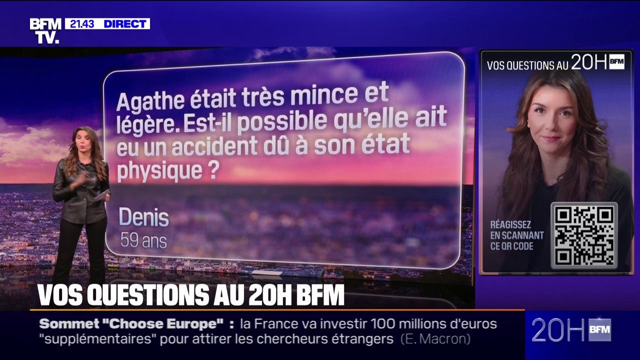 Disparition d'Agathe: circonstances de sa mort, suites de l'enquête... Vos questions au 20H BFM