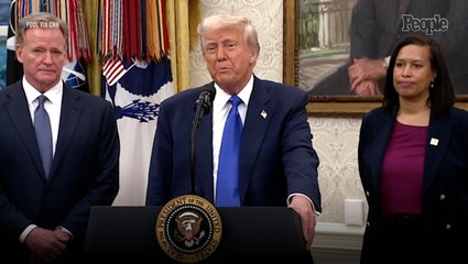 Trump Says He Knows 'Nothing About' How AI Pope Photo Got Posted on His Social Media Page, but Claims Melania Found It 'Cute'