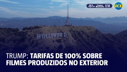 Trump anuncia tarifas de 100% sobre filmes produzidos no exterior