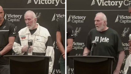 Gregg Popovich reaparece y ahora piden que le llamen ''El Jefe''