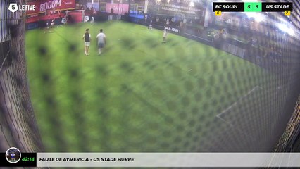 Faute de Aymeric A - Us Stade Pierre