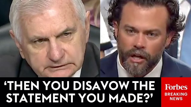 'You Posted The Following On Your X Account...': Jack Reed Confronts Trump Nom With Alarming Posts