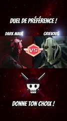 Tu préfère lequel des deux personnages Star Wars !