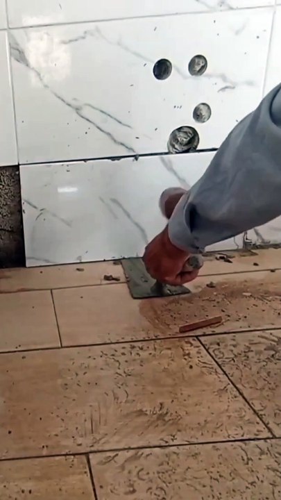 How to Install Bathroom Wall Tiles Like a Pro | Perfect Ceramic Tile Installation Guide #tiles