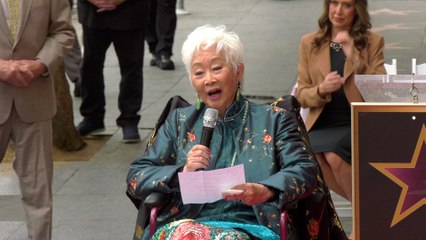 Lisa Lu's speech at the unveiling of her star on the Hollywood Walk of Fame