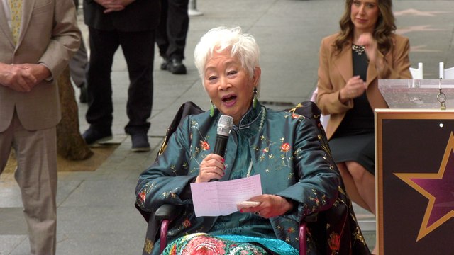 Lisa Lu's speech at the unveiling of her star on the Hollywood Walk of Fame