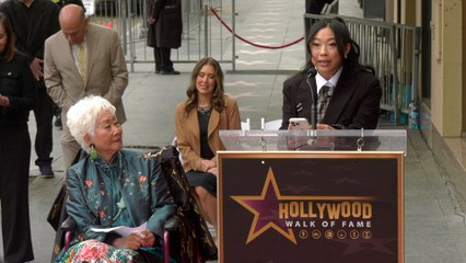 Awkwafina's speech at the unveiling of Lisa Lu's star on the Hollywood Walk of Fame