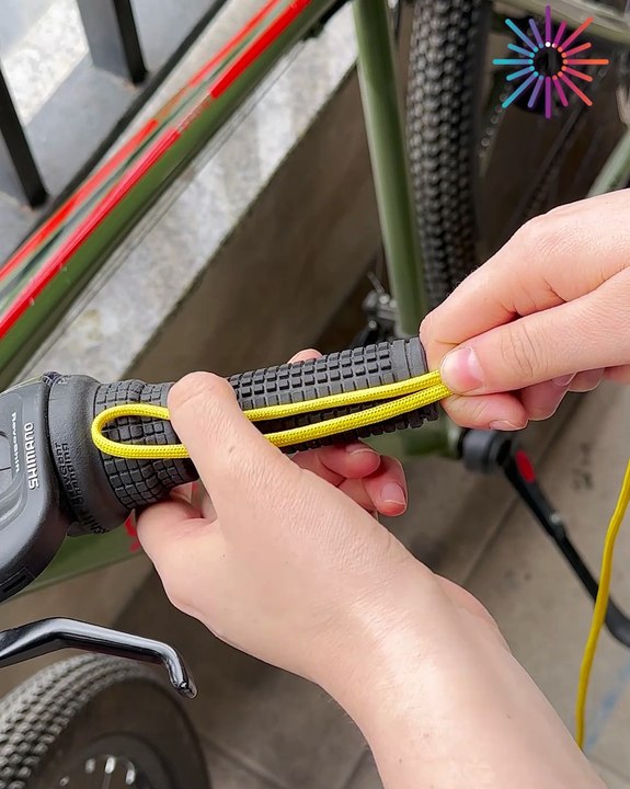 Quick fix for a perfect bike grip 🚲